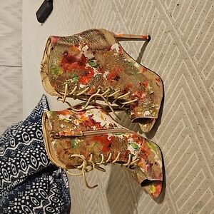 Timeless Floral Booties